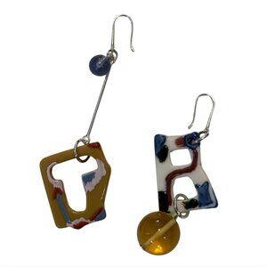 TORY BURCH TB Ceramic Drop Bead Earrings NWOB $179